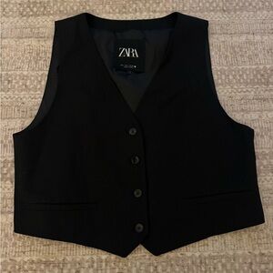 Zara vest. Large. Black.